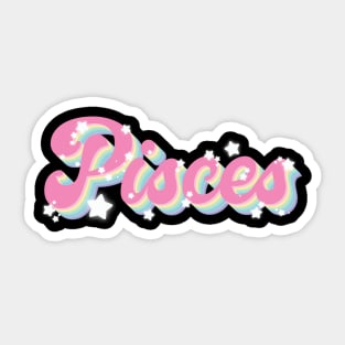 Groovy Pisces Sticker